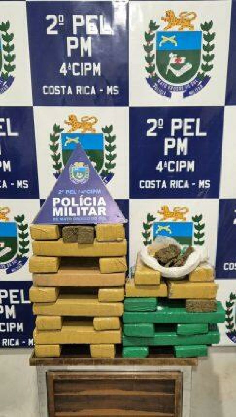 Ilustração da notícia Polícia Militar de Costa Rica apreende quase 32 kg de drogas e prende cinco pessoas em um só dia